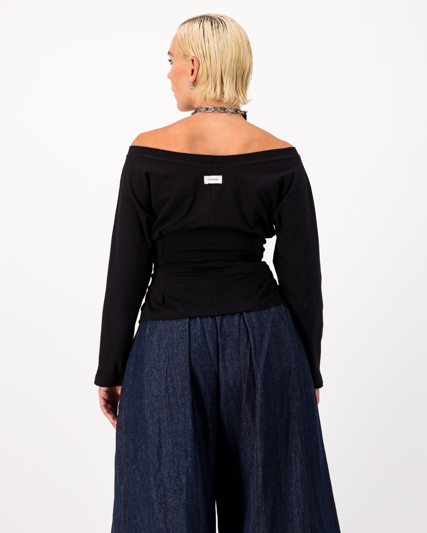 Contour Tee Long Sleeve - Black