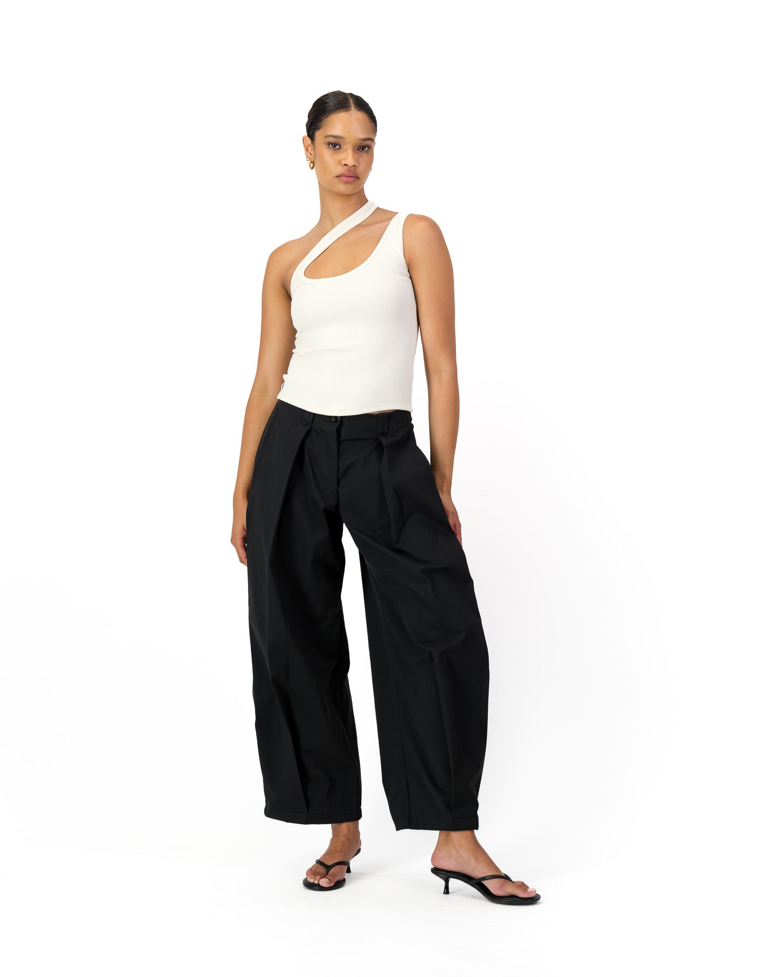 Ora Balloon Trousers - Black