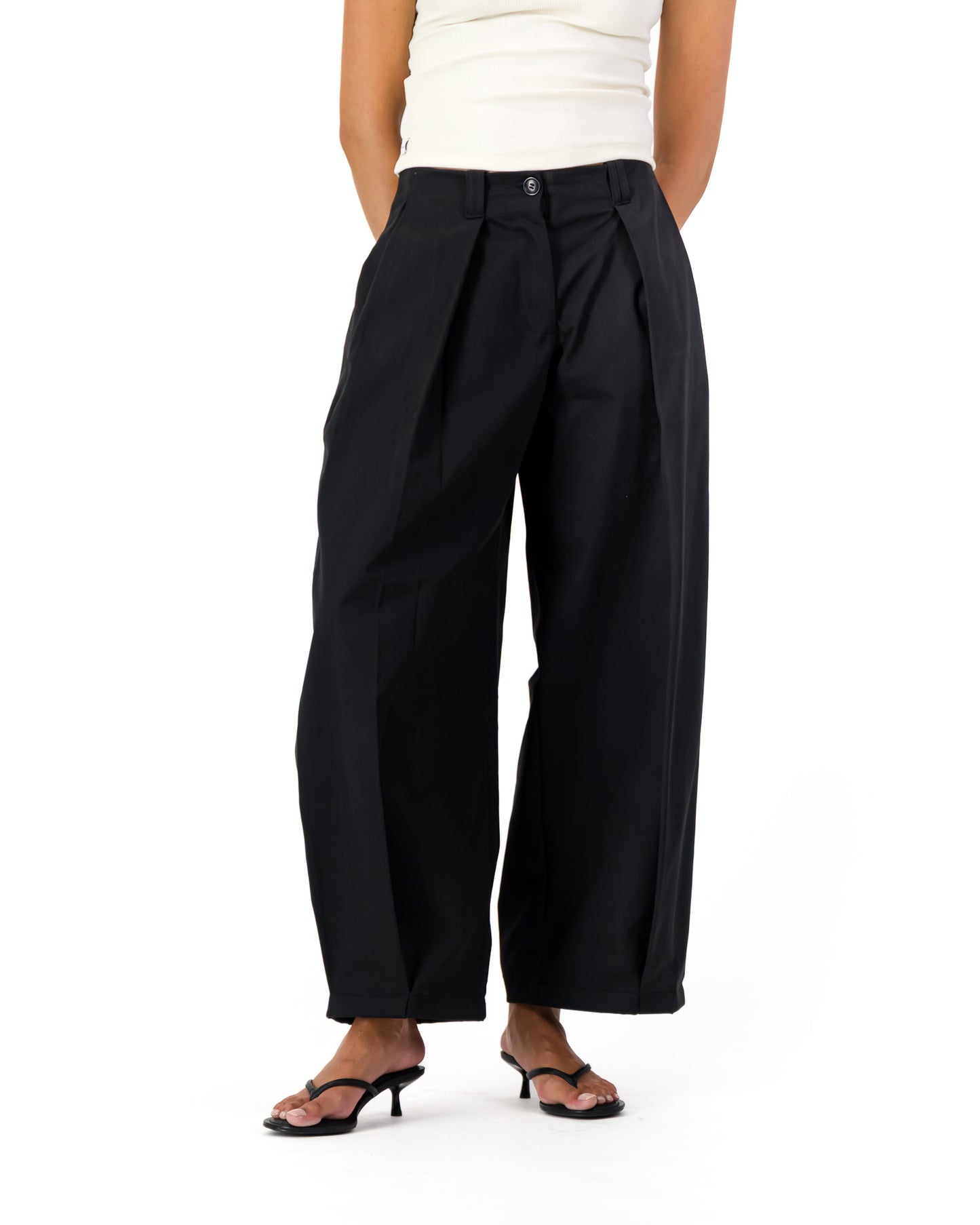 Ora Balloon Trousers - Black