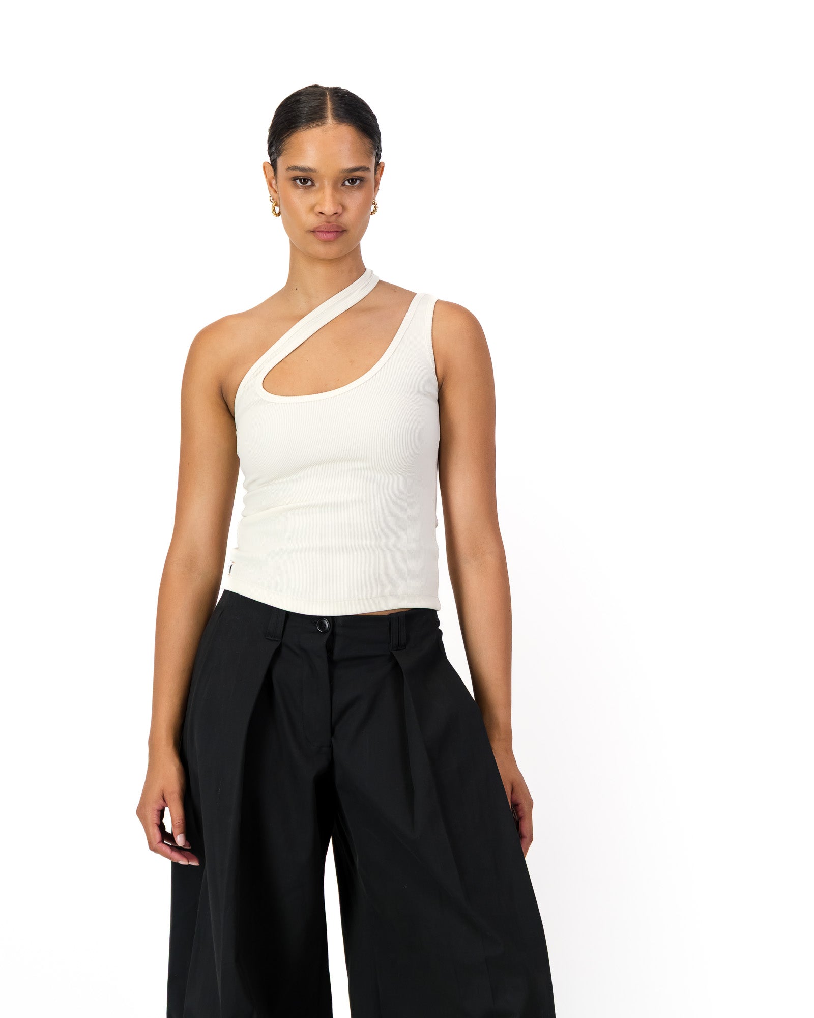 Curve Tank - Cream – Rethread Store