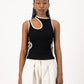 Frankie Tank - Black & Cream