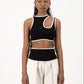 Frankie Tank - Black & Cream