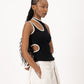 Frankie Tank - Black & Cream