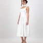 Gaia Bridal Midi Dress - Ivory