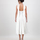 Gaia Bridal Midi Dress - Ivory