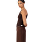 Curve Tank - Chocolate