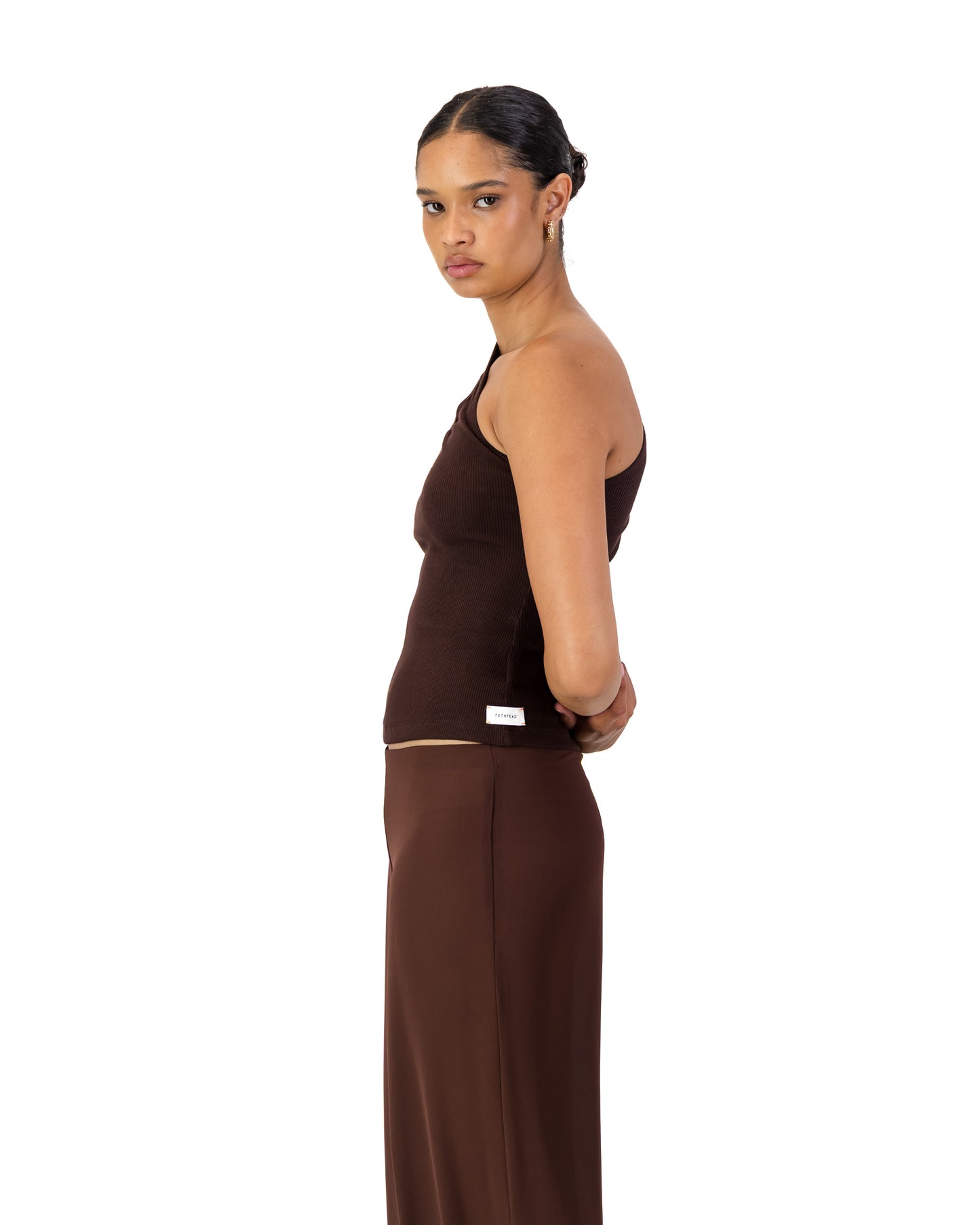 Curve Tank - Chocolate