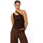 Curve Tank - Chocolate