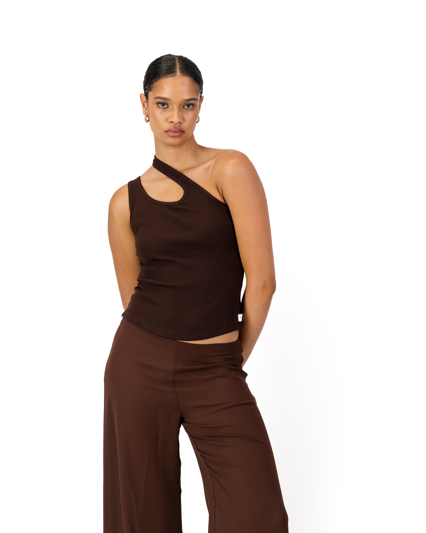 Curve Tank - Chocolate