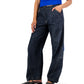 Tokyo Trousers - Navy Japanese Denim (Contrast Stitching)