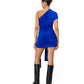 Iris Wrap Top - Electric Blue