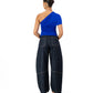 Tokyo Trousers - Navy Japanese Denim (Contrast Stitching)
