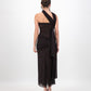Iris Wrap Dress - Dark Chocolate