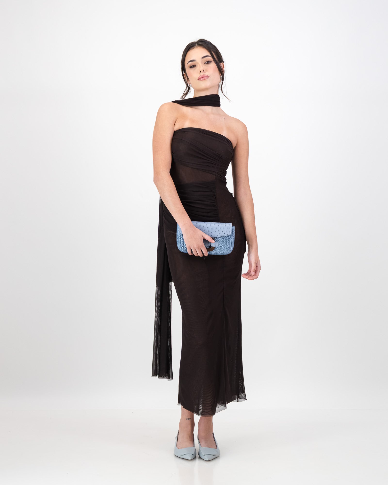 Iris Wrap Dress - Dark Chocolate