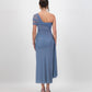 Iris Wrap Dress - Dusty Blue