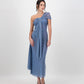 Iris Wrap Dress - Dusty Blue