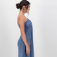 Iris Wrap Dress - Dusty Blue
