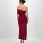 Iris Wrap Dress - Cherry Red
