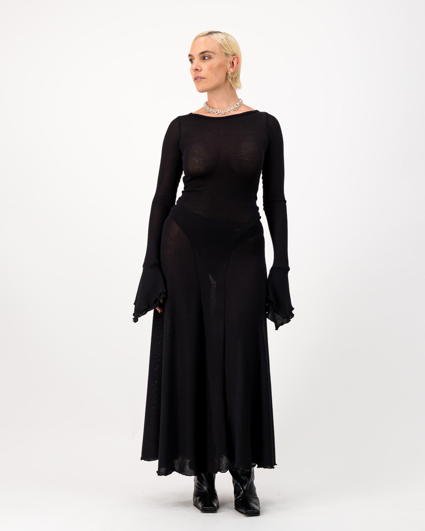 Juup Dress - Black Knit