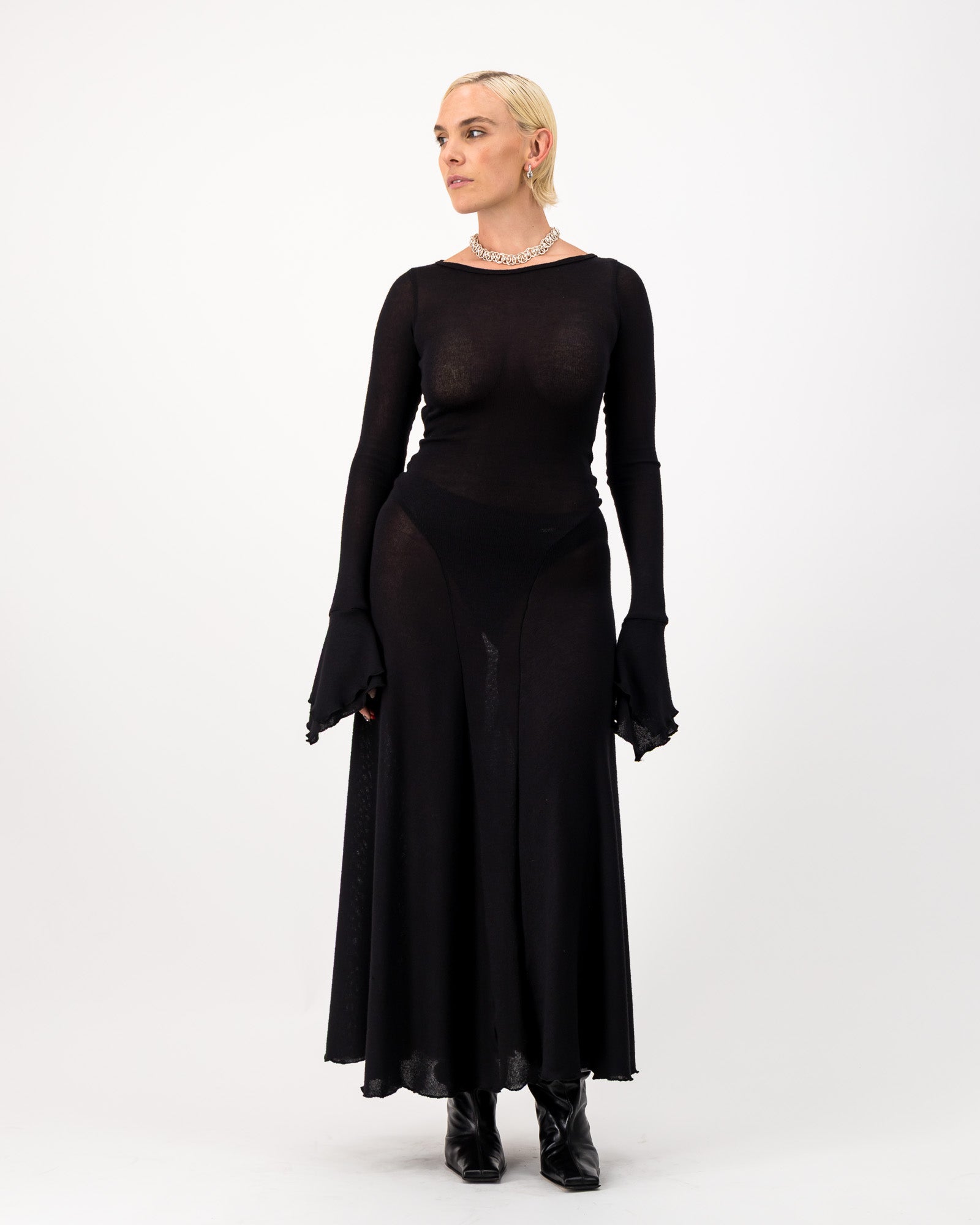Juup Dress - Black Knit