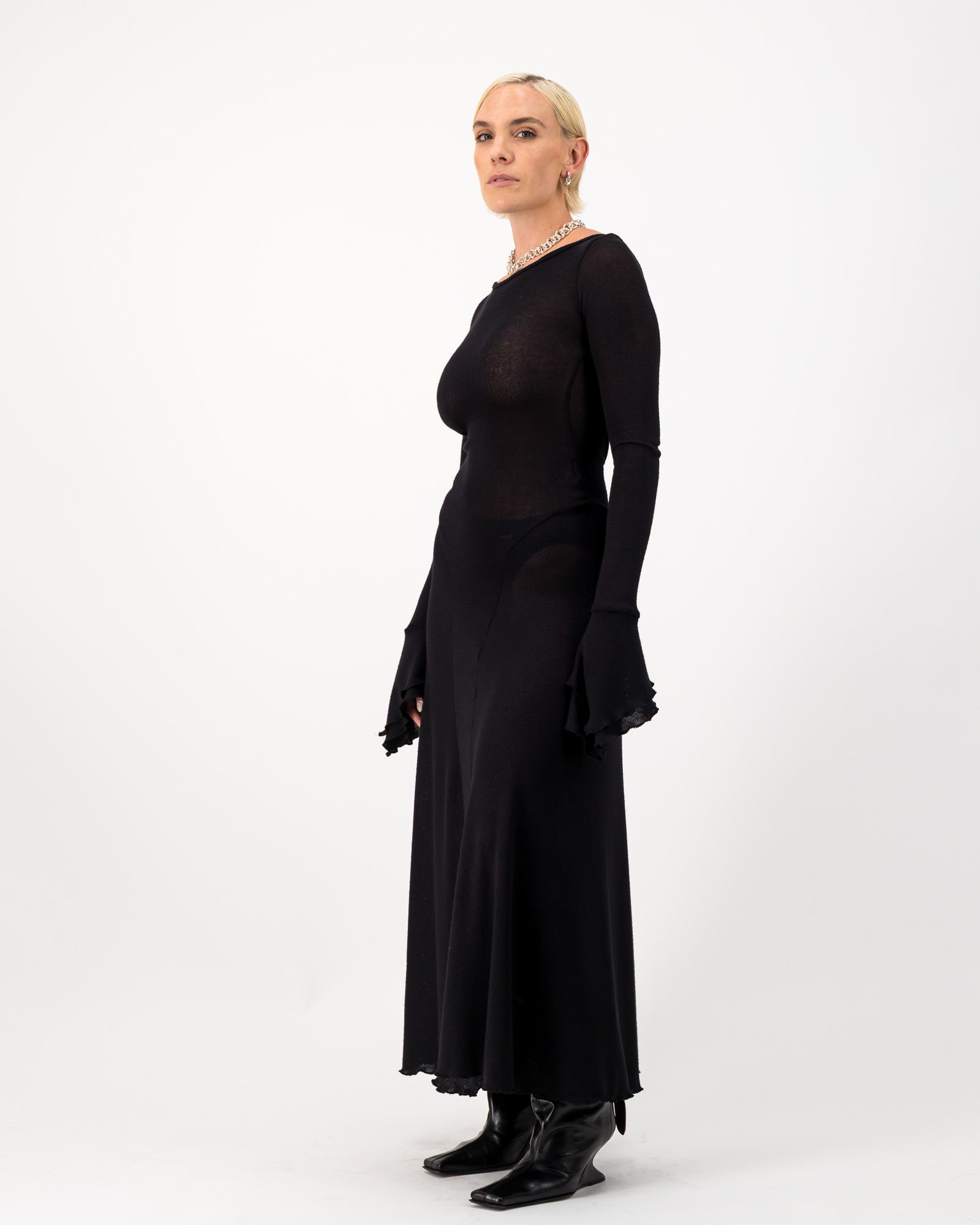 Juup Dress - Black Knit