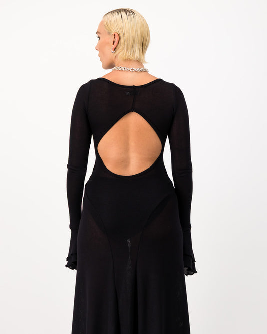 Juup Dress - Black Knit