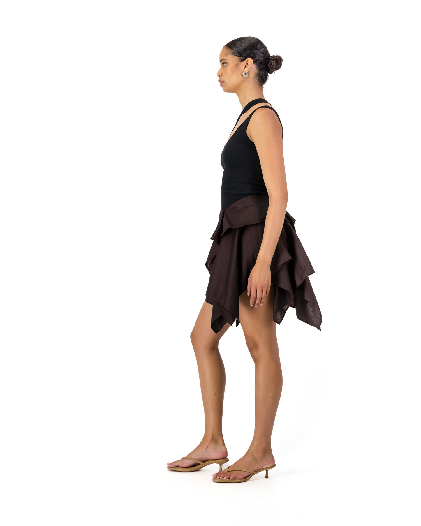 Maya Mini Skirt - Chocolate