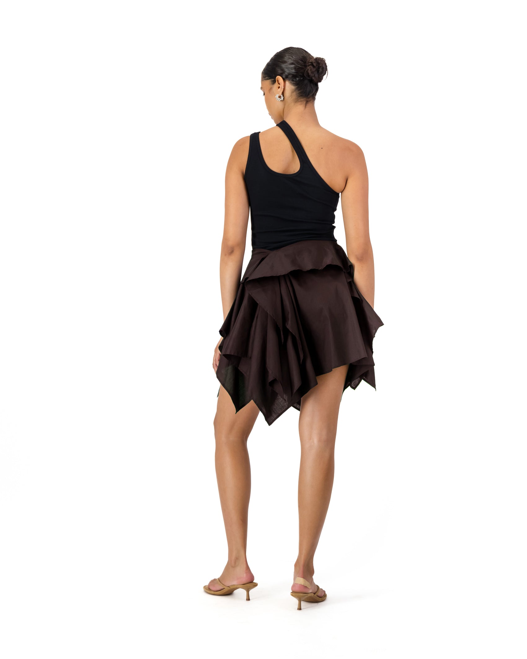 Maya Mini Skirt - Chocolate