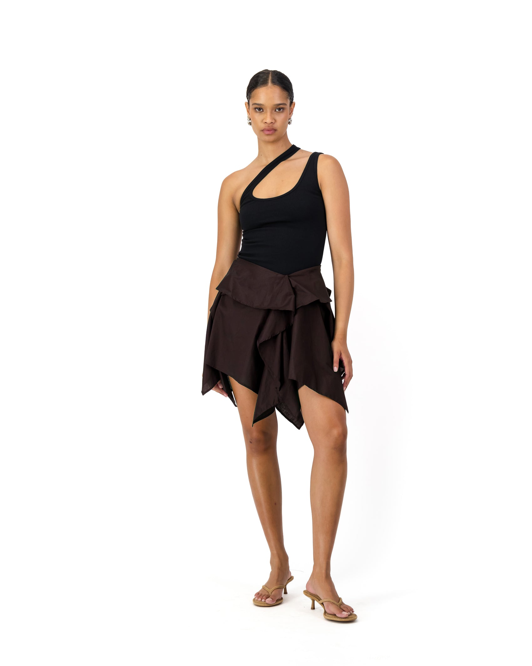 Maya Mini Skirt - Chocolate