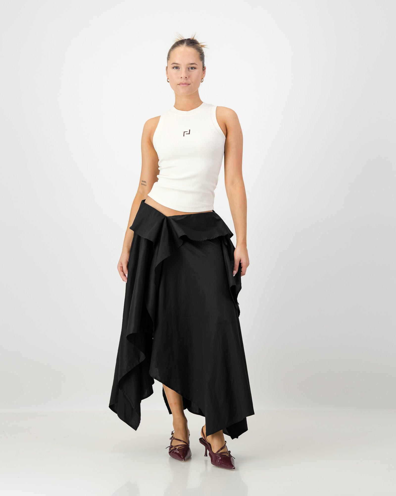 Maya Maxi Skirt - Black