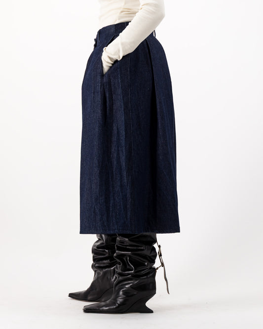 Ora Shorts - Dark Indigo Denim