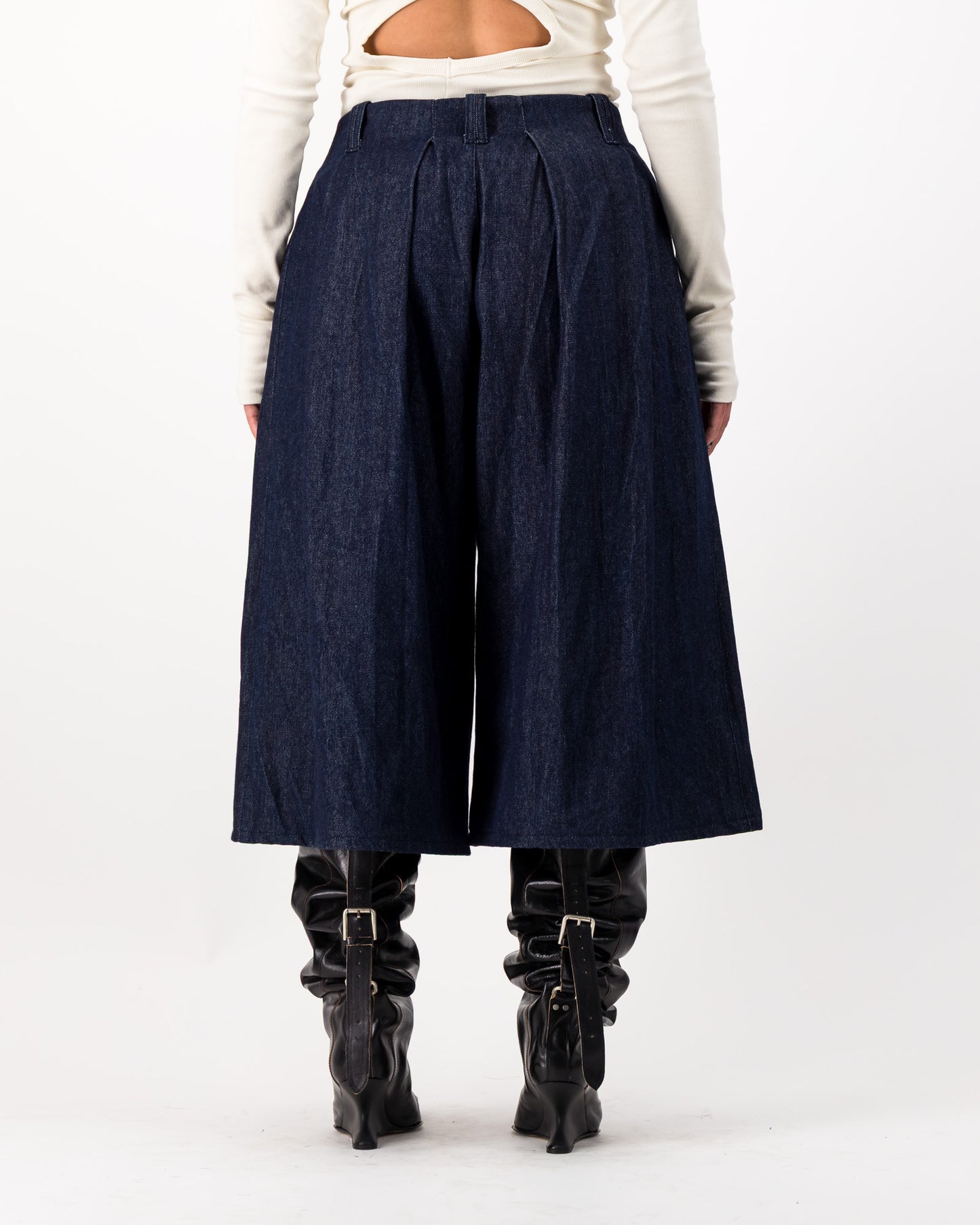 Ora Shorts - Dark Indigo Denim
