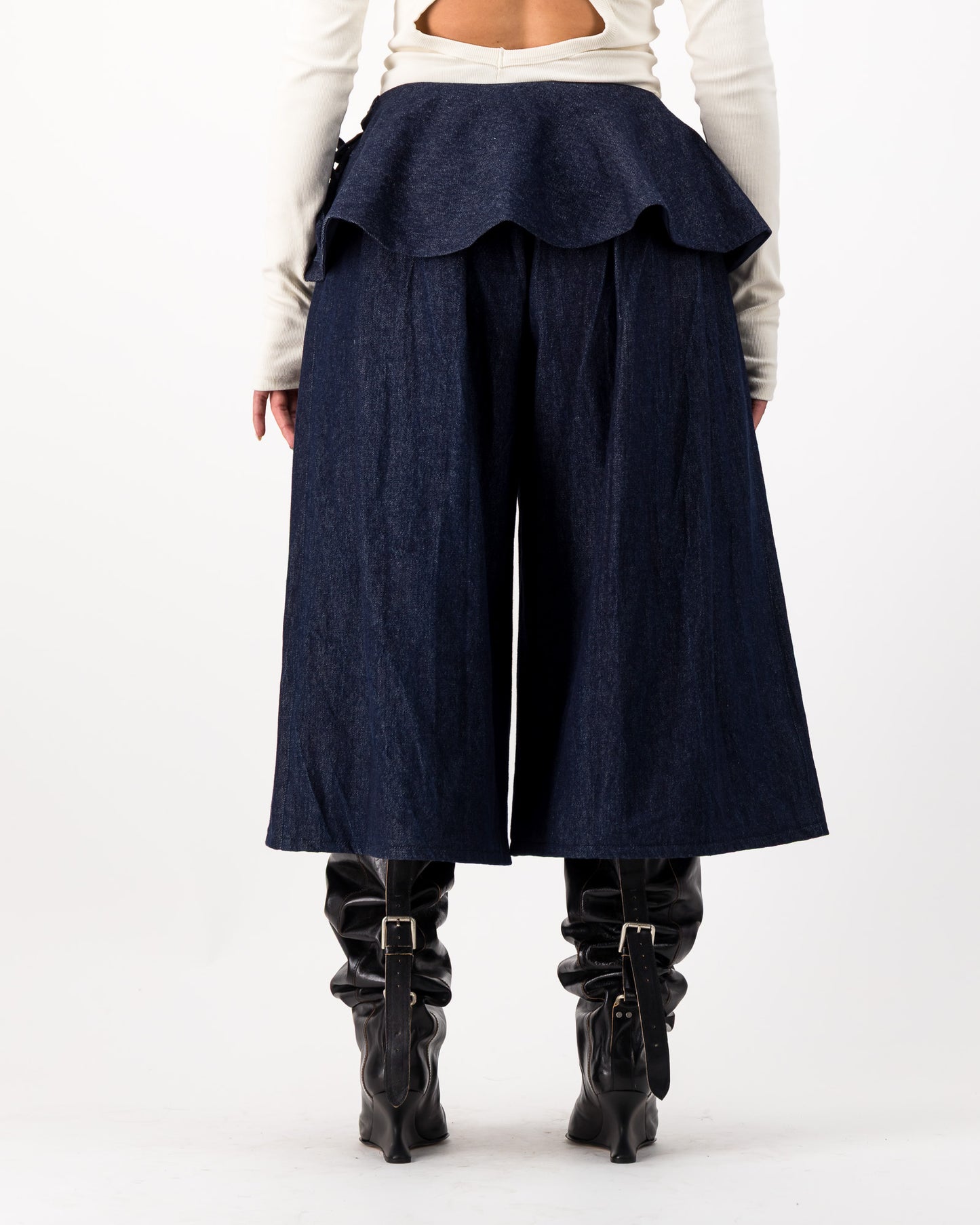 Ora Shorts - Dark Indigo Denim