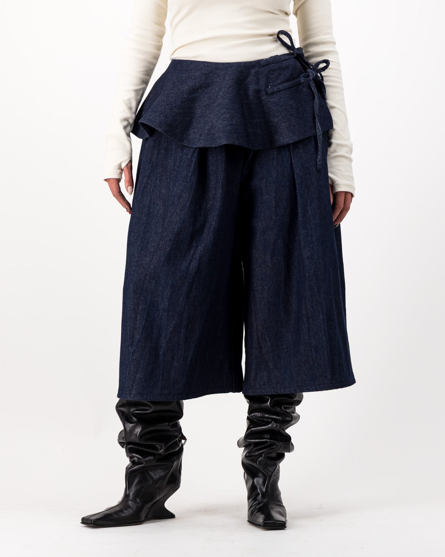 Ora Shorts - Dark Indigo Denim