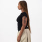 Pierced Tee - Black