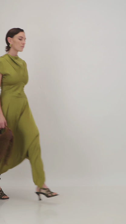 Thelma Dress - Dried Tobacco