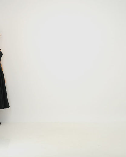 Gaia Midi Dress - Black