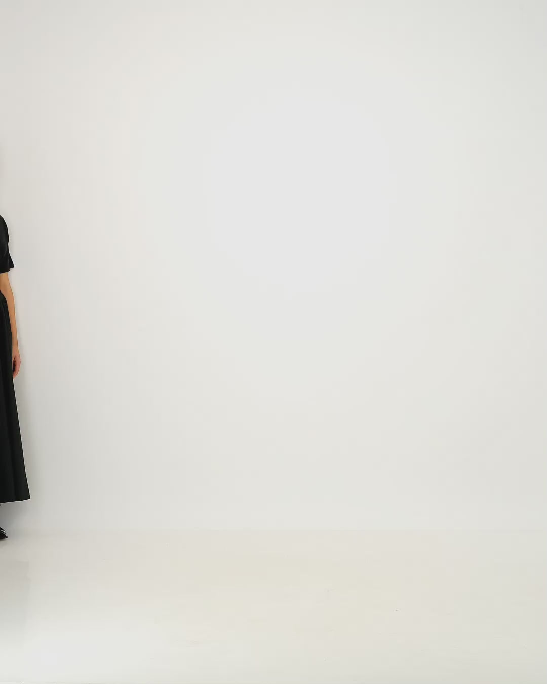 Contour Tee Dress - Black – Rethread Store
