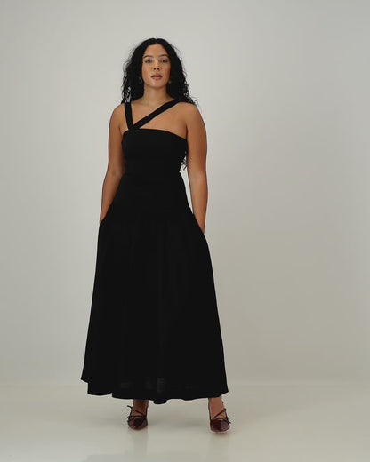 Serena Maxi Dress - Black