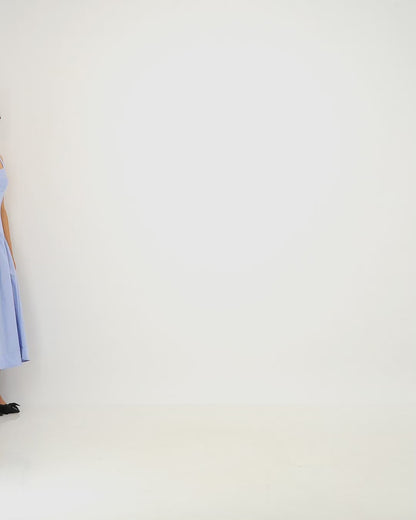 Gaia Midi Dress - Powder Blue