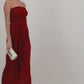 Iris Wrap Dress - Cherry Red