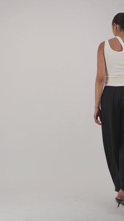 Ora Balloon Trousers - Black