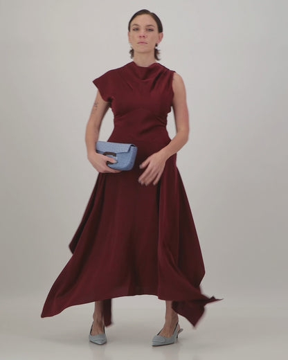 Thelma Dress - Burgundy