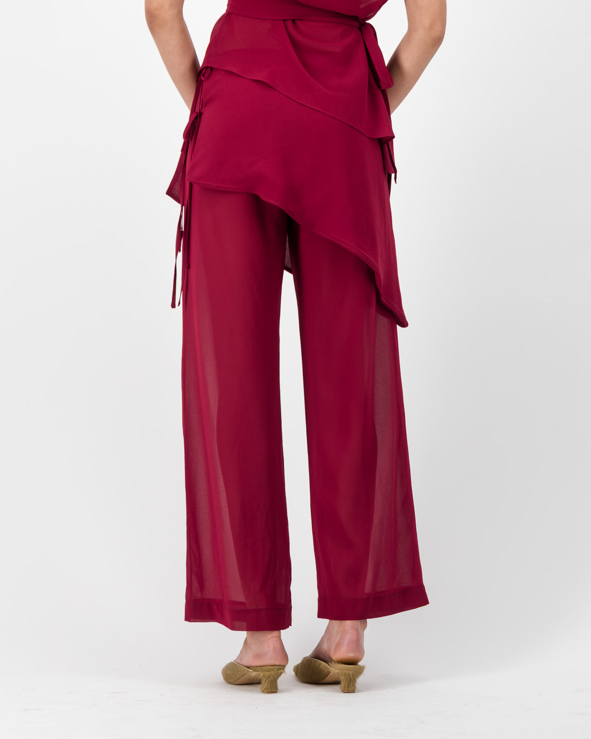 Halo Pants - Burgundy