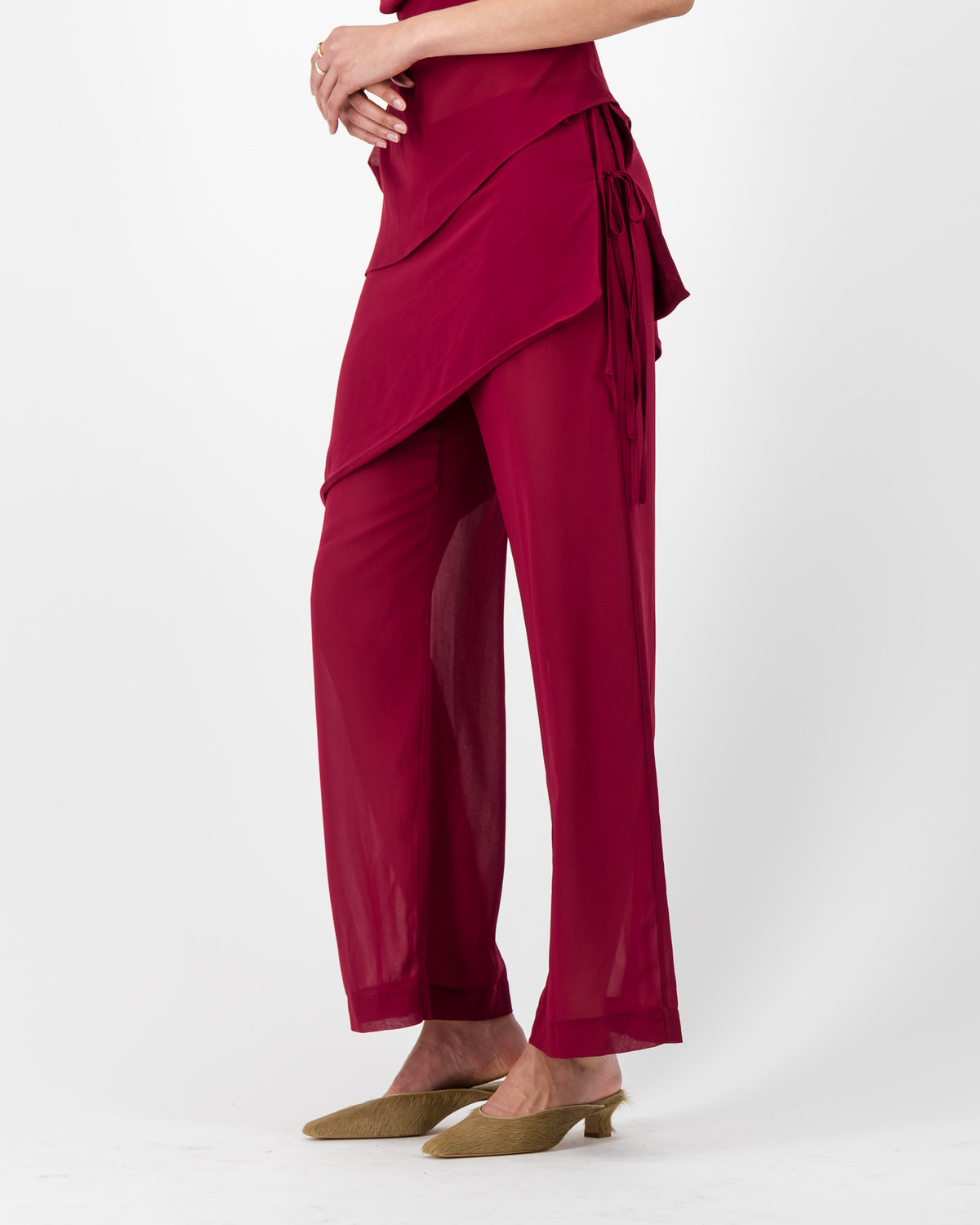 Halo Pants - Burgundy