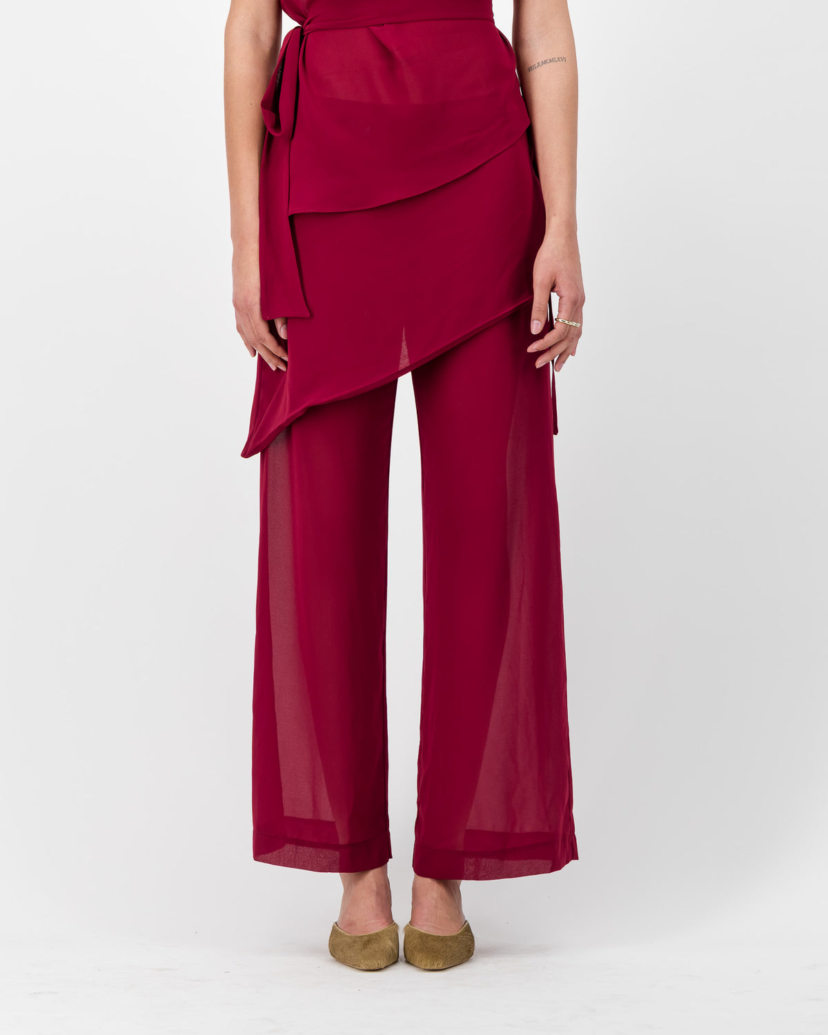 Halo Pants - Burgundy