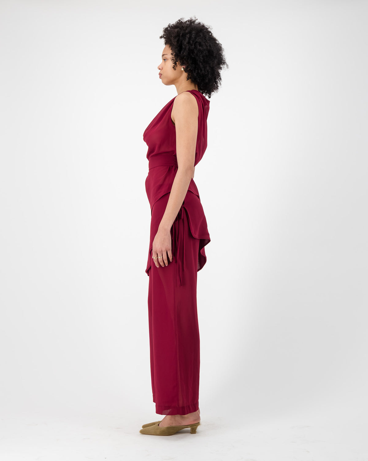 Halo Pants - Burgundy