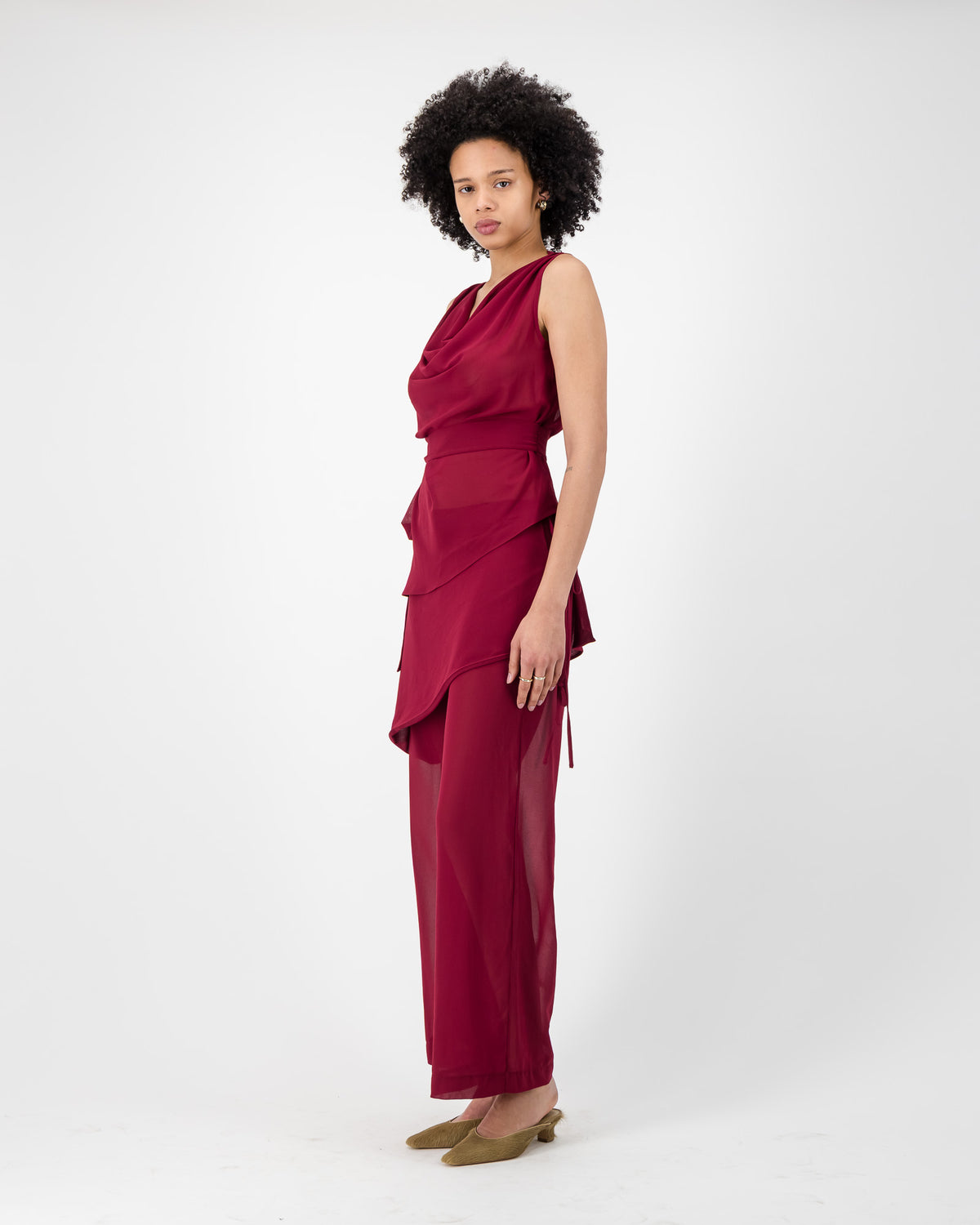 Halo Pants - Burgundy
