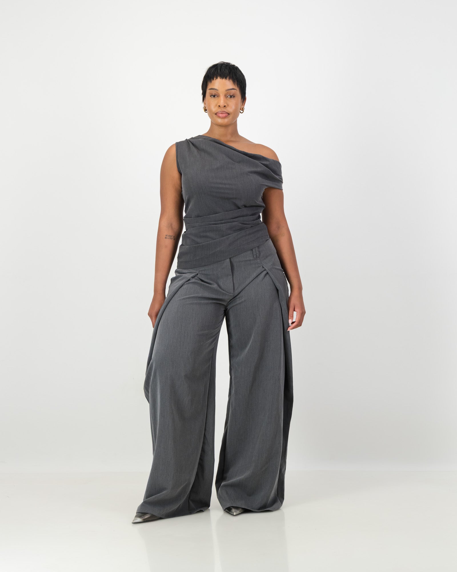 Reva Top -  Dark Grey