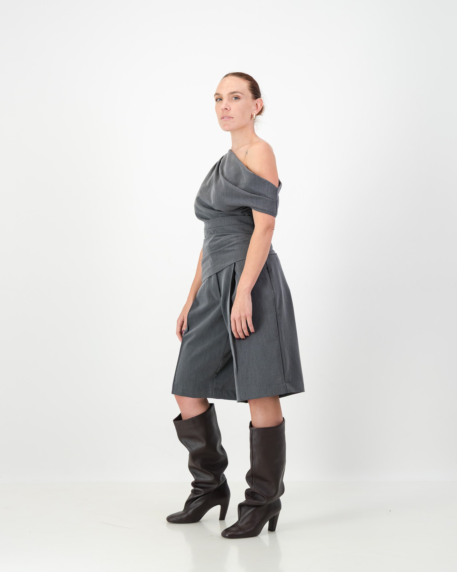 Reva Top - Grey Marle